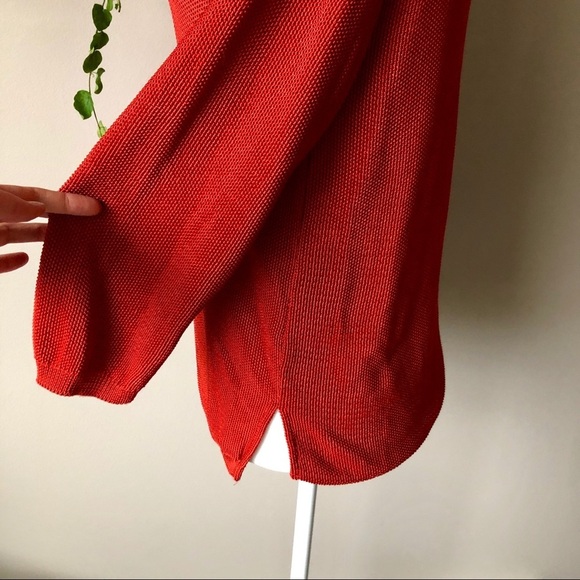 Casual Studio orange rust sweater long‎ sleeve top - Picture 4 of 7